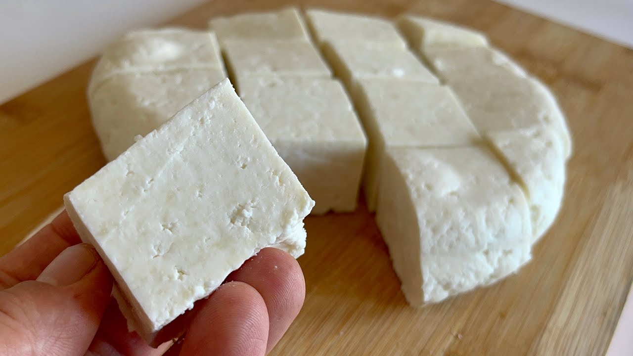 1 Bardak Sirke İle Tam Kıvamında Mayasiz Peynir   Yapımı